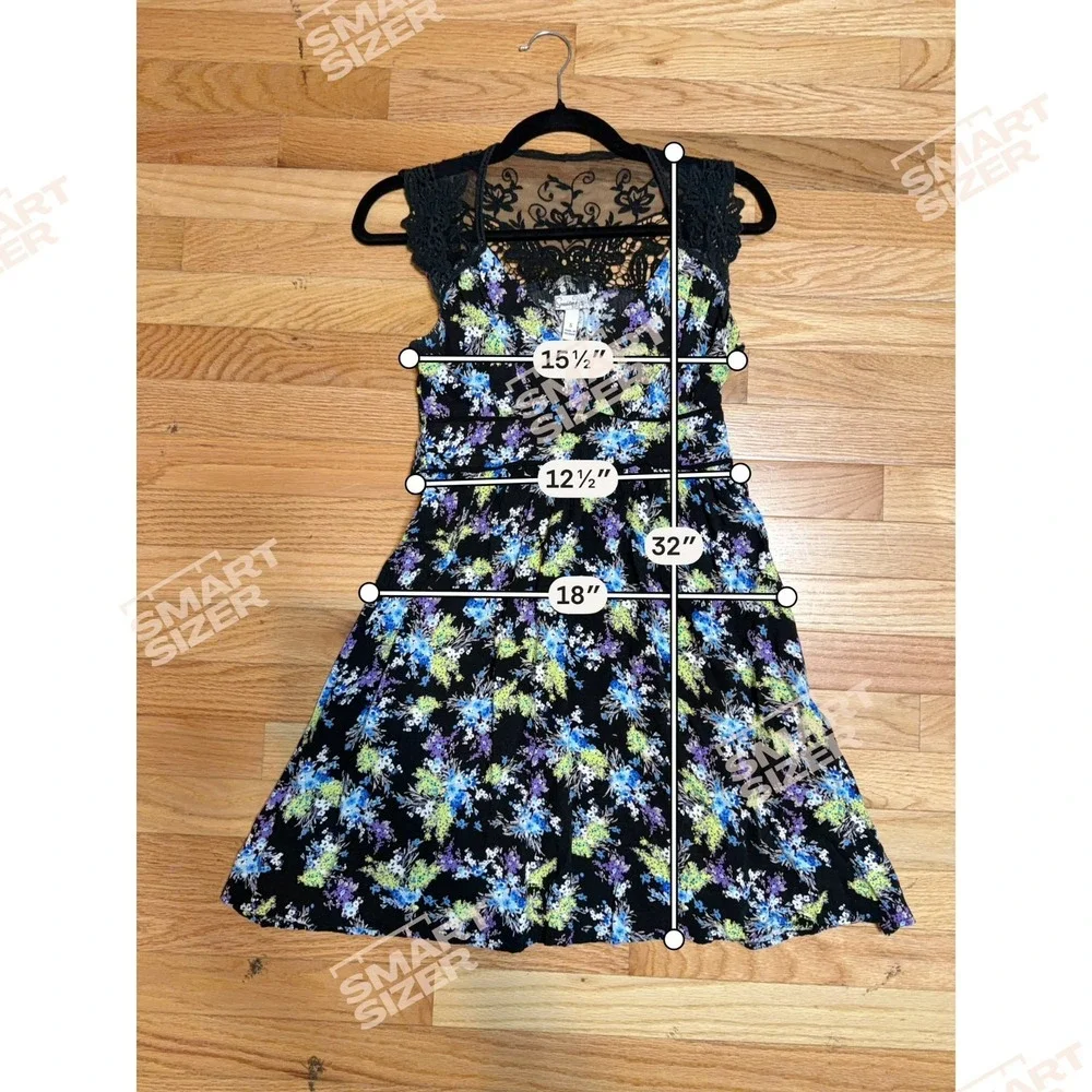 Vtg Y2K Speechless Dark Coquette Dress‎ Women Size S Whimsigoth Fairy Grunge